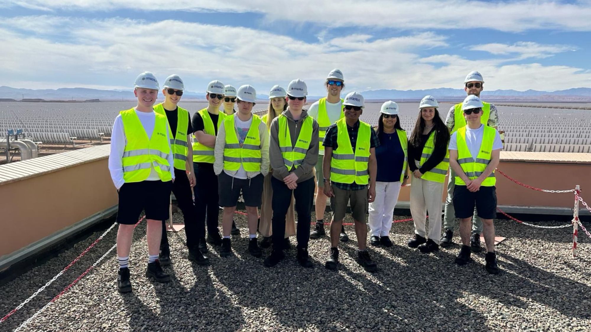 Engineering Degree Students Enriched by Trip to Morocco's Solar Power Complex